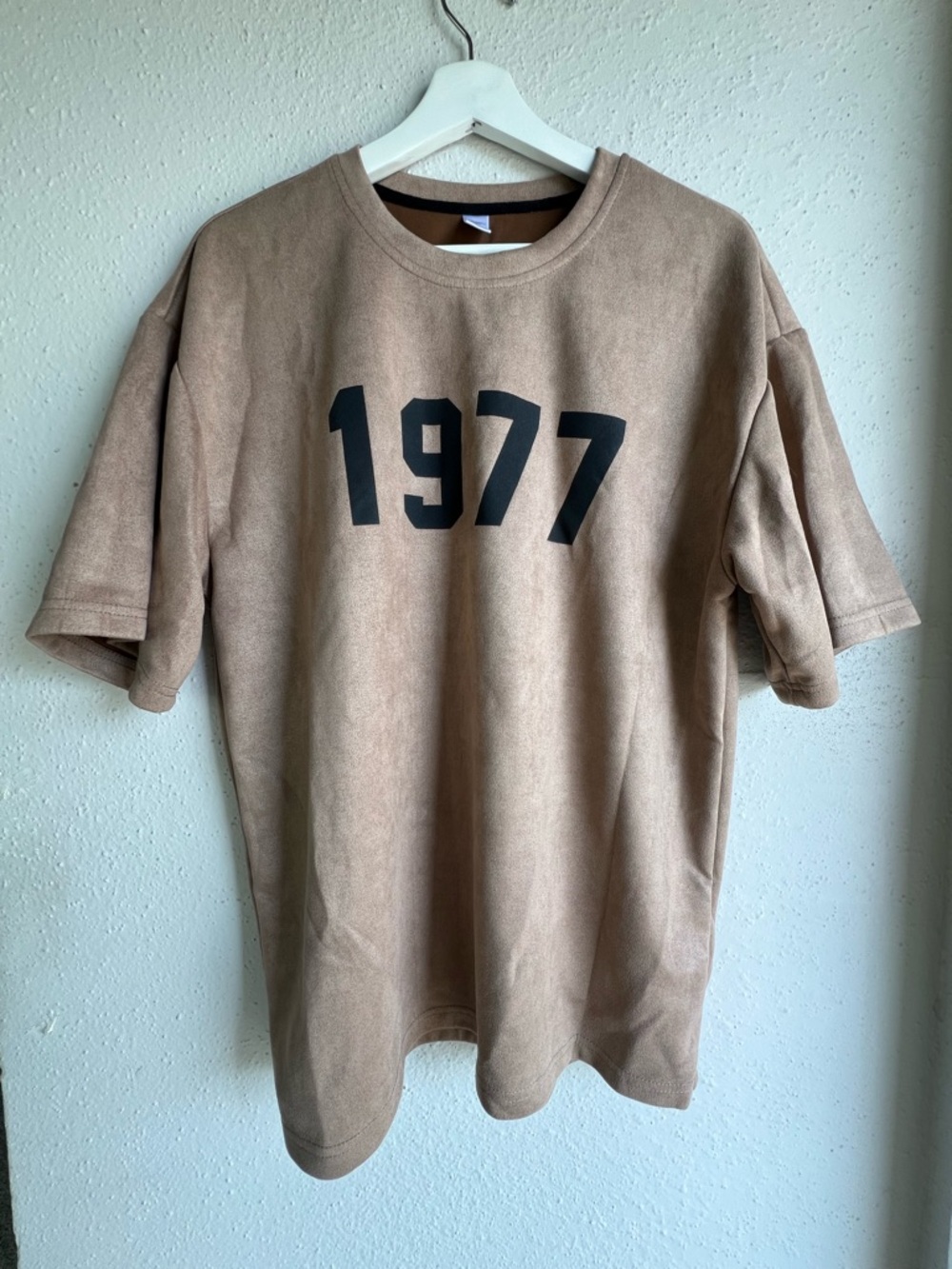 1977 Graphic Tee in Tan - Men's Casual Shirt